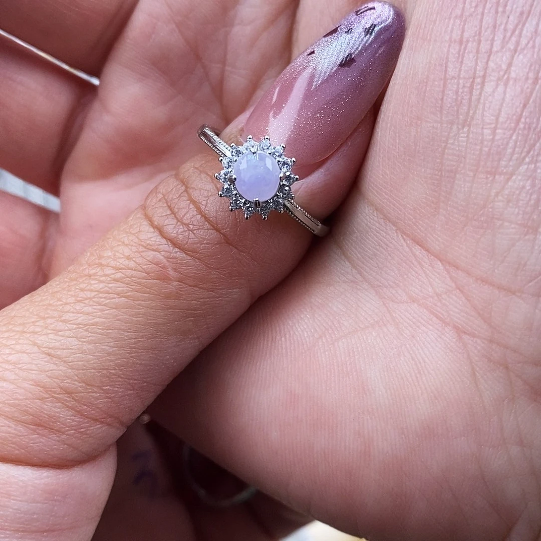 奈***道翡翠未镶嵌戒指缅甸