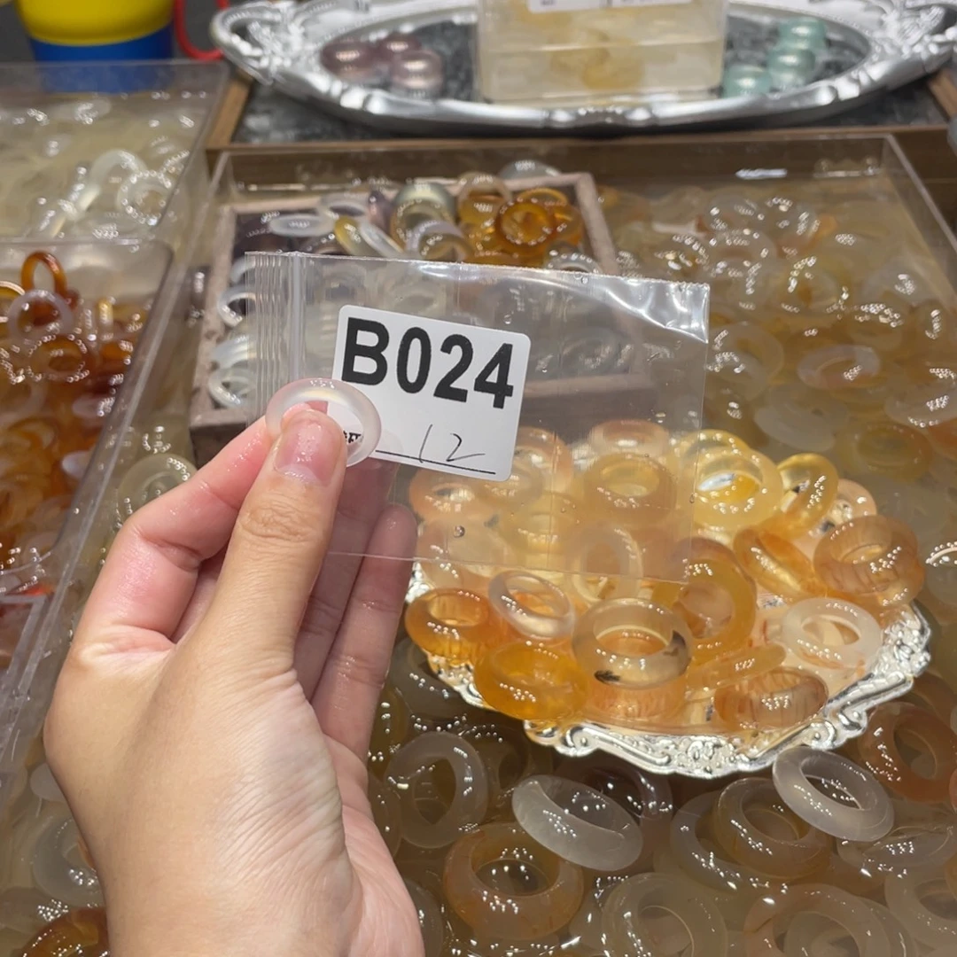 玛瑙/玉髓未镶嵌戒指024