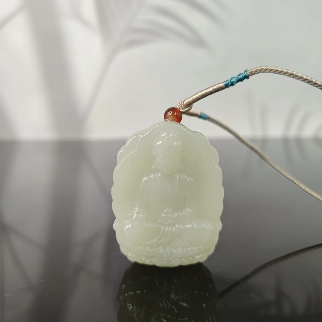 W和田玉大日如来吊坠（羊、猴）2260