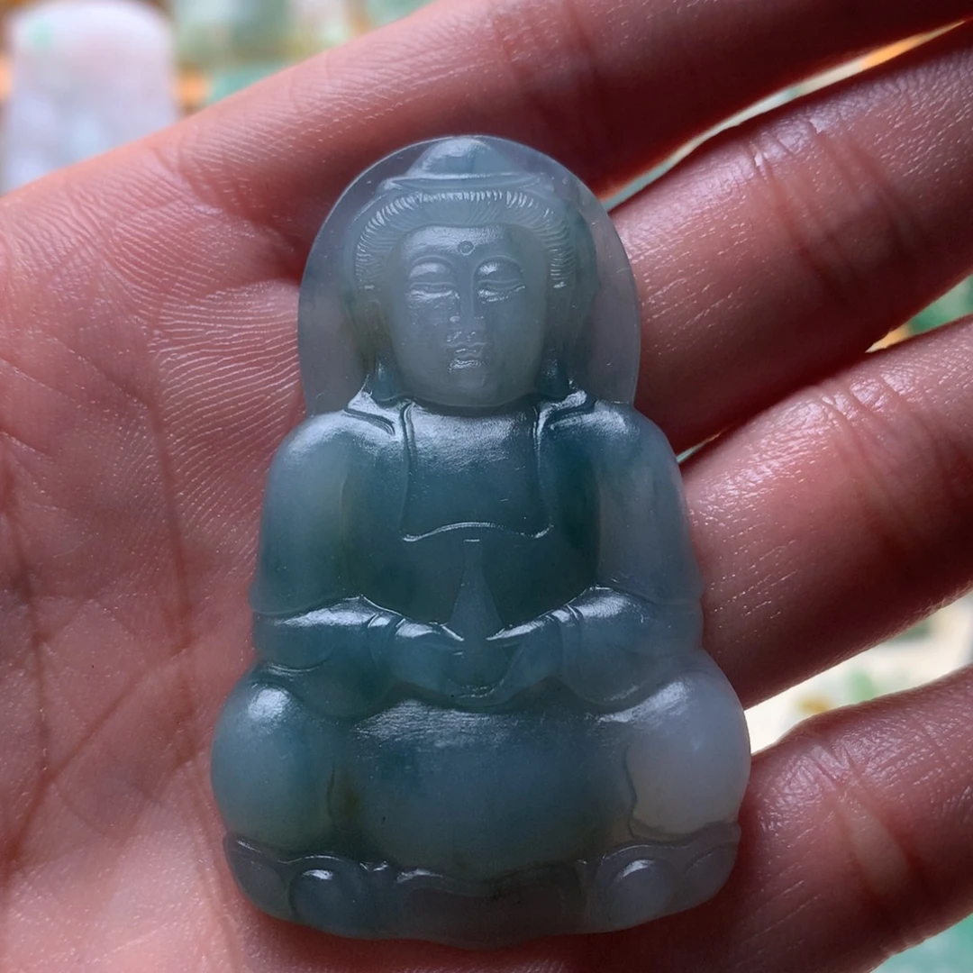 未镶嵌定制翡翠观音