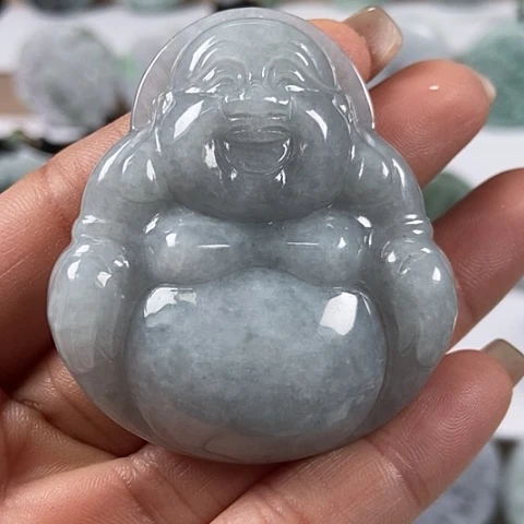 翡翠颈饰未镶嵌大佛福利