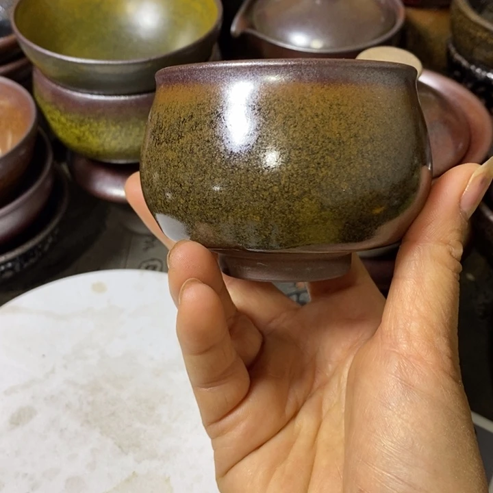 灵***溪茶盏建阳建盏微瑕佛度