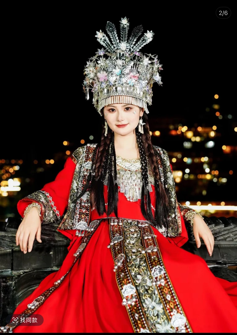 【苗疆圣女】闺蜜苗疆少女苗族服装爆款原创苗家阿蕾苗寨摄影民族风