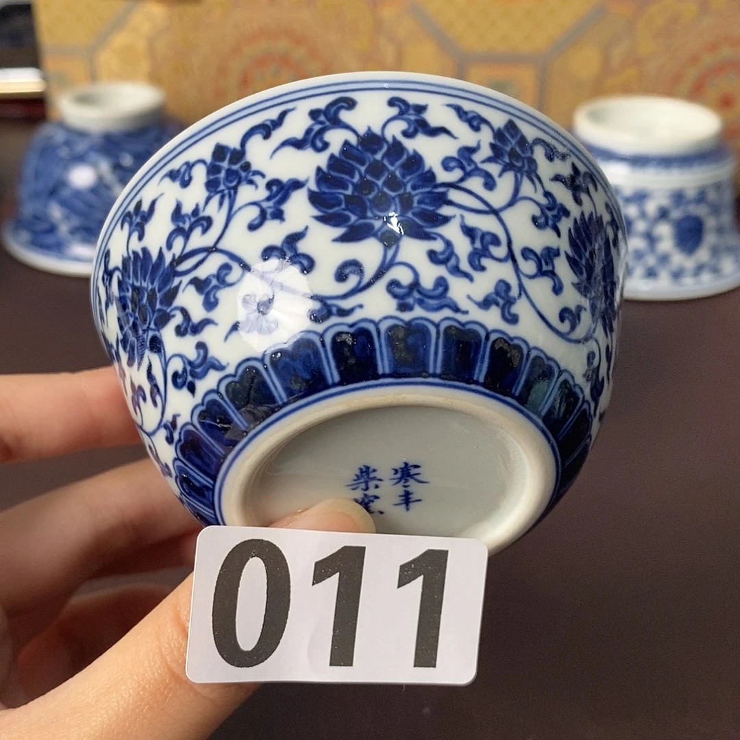 手工手绘柴窑主人杯011