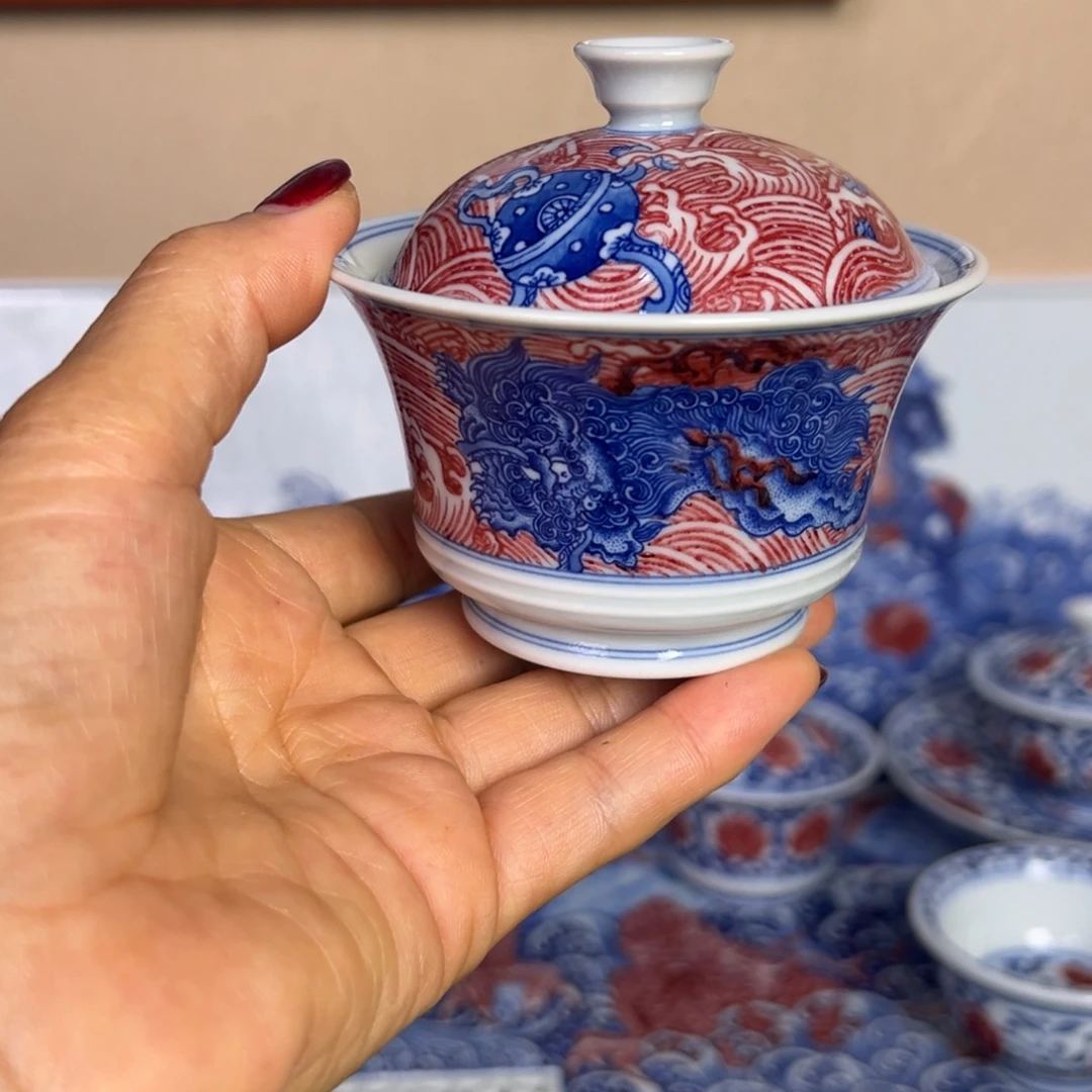 现代瓷青花釉里红工艺