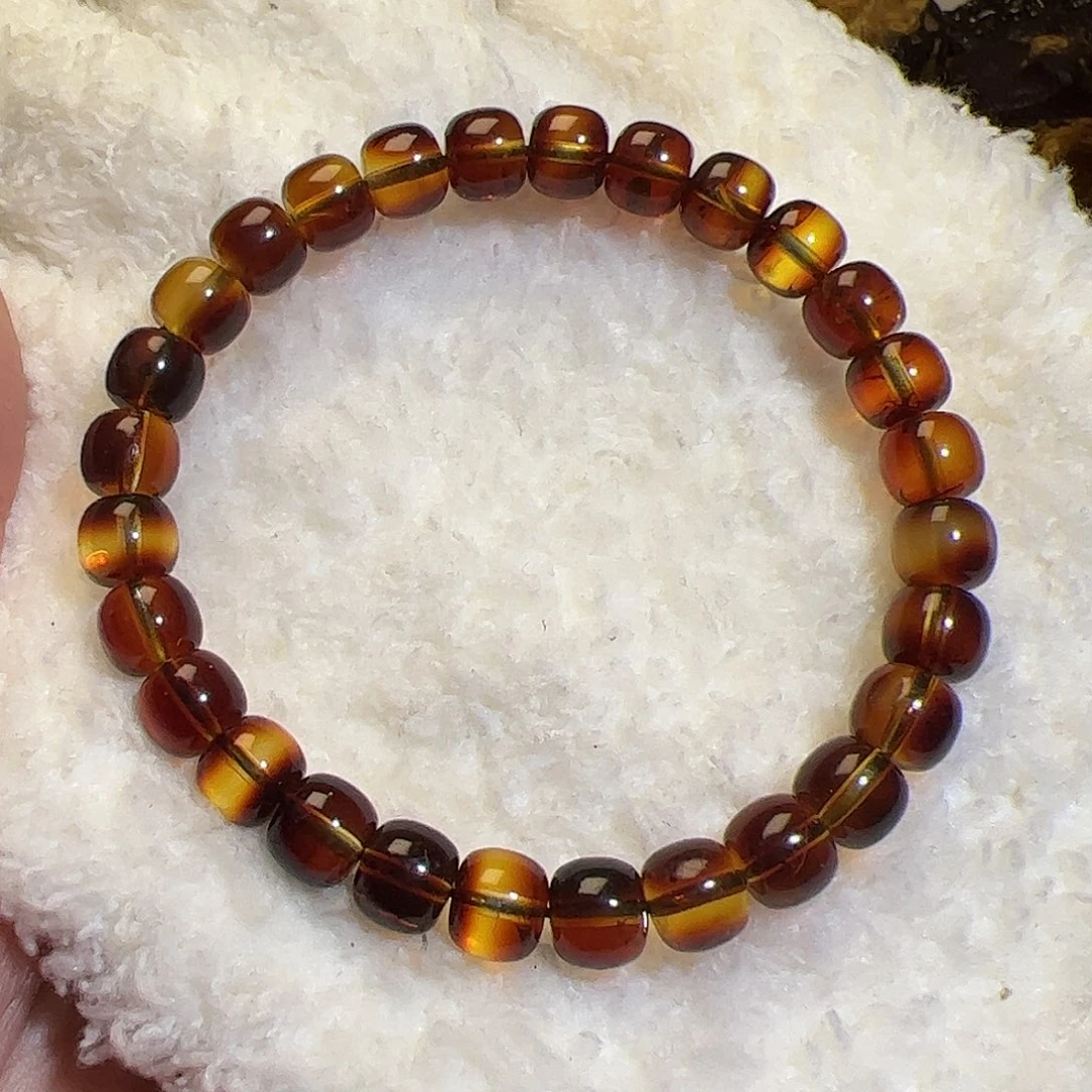 定制蜜蜡红沁同料7.5m老型福利