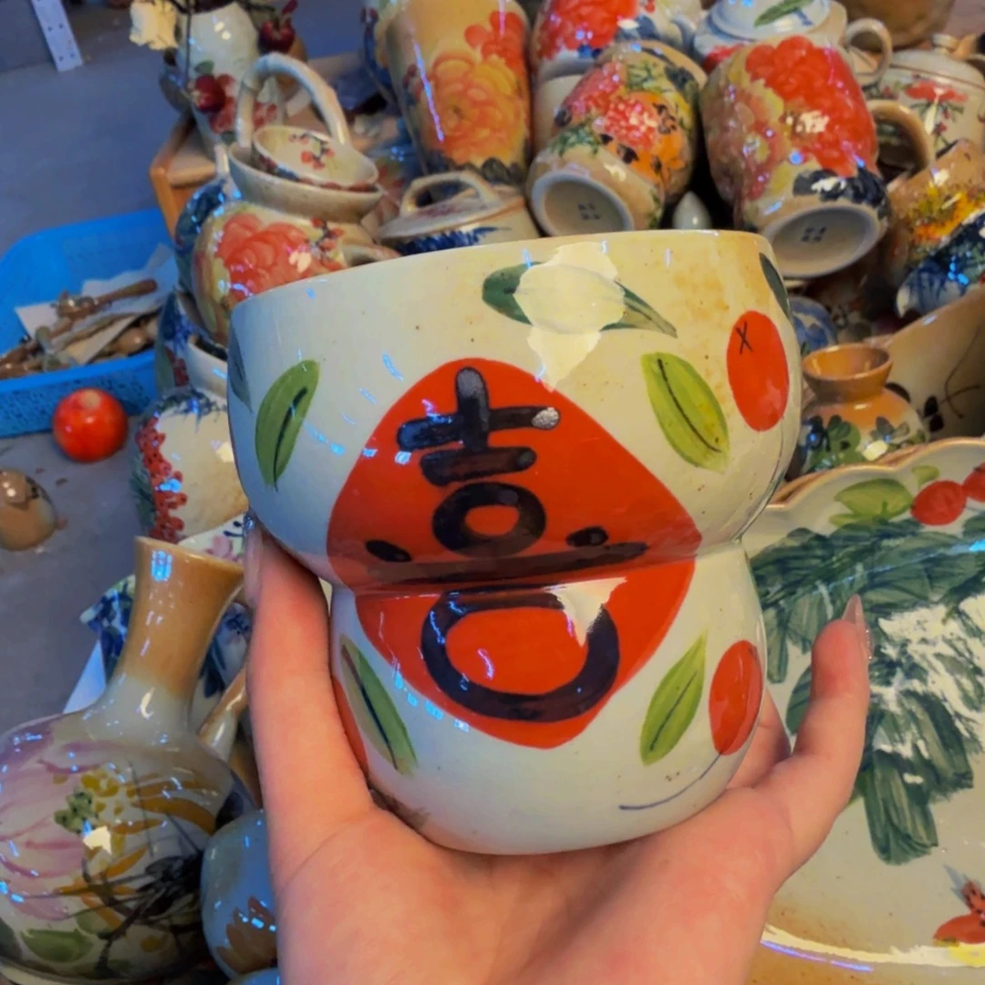 瓷片景德镇陶瓷手工手绘