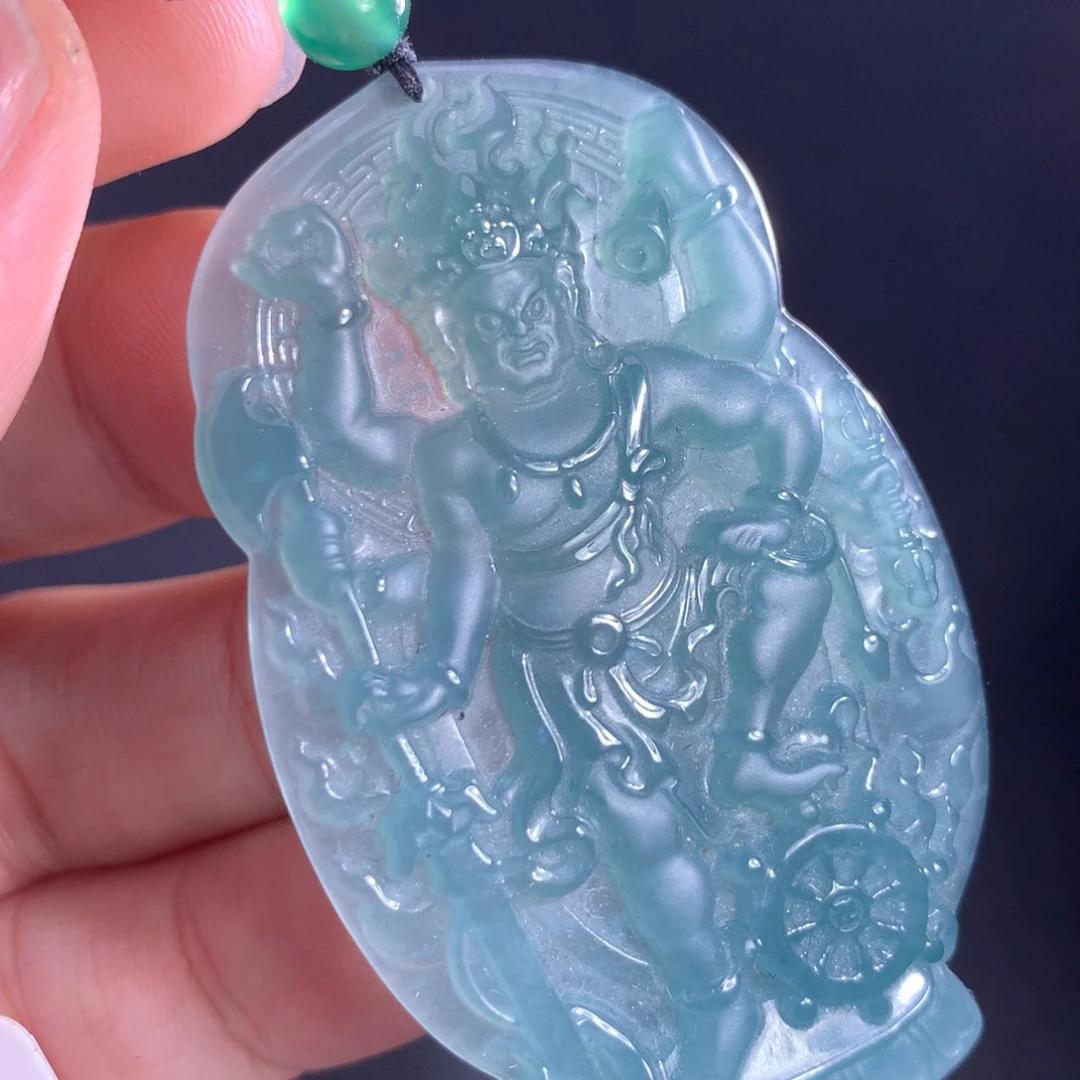 翡翠未镶嵌颈饰天然A货翡翠时尚气质女款吊坠挂坠