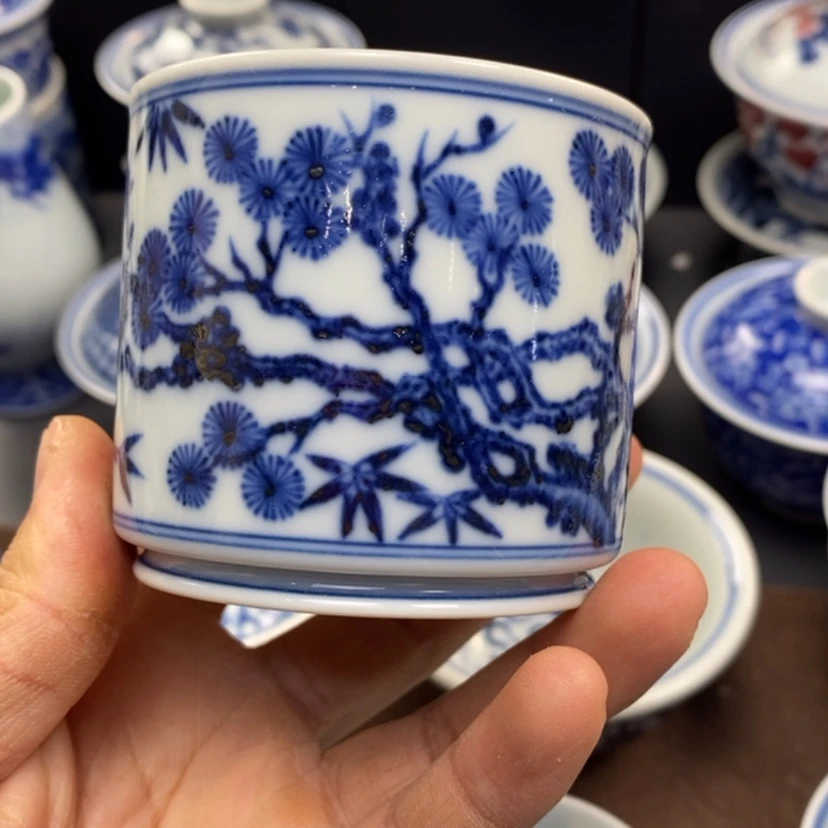 【闪购商品】景德镇青花主人杯