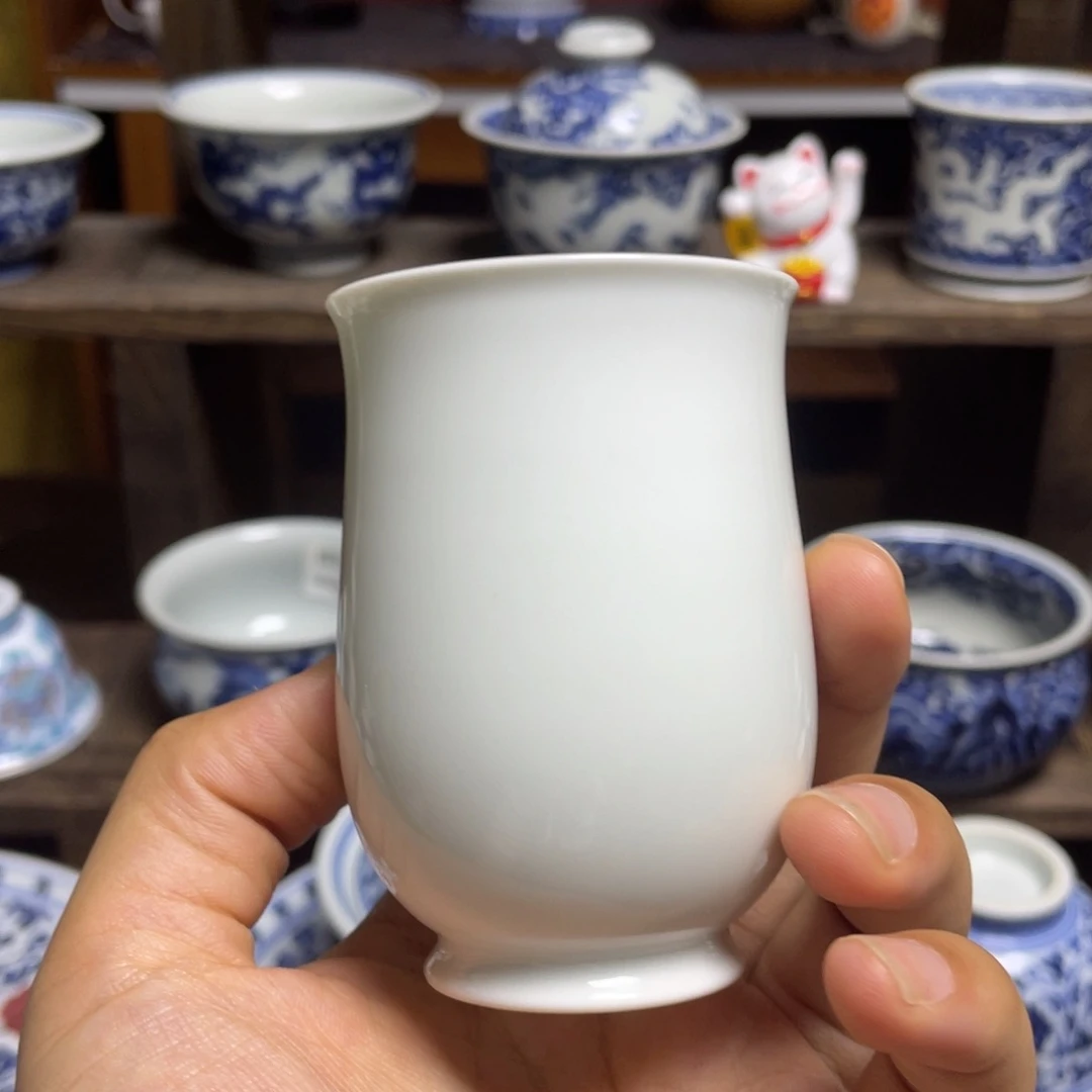 杯子刘建锋窑白胎