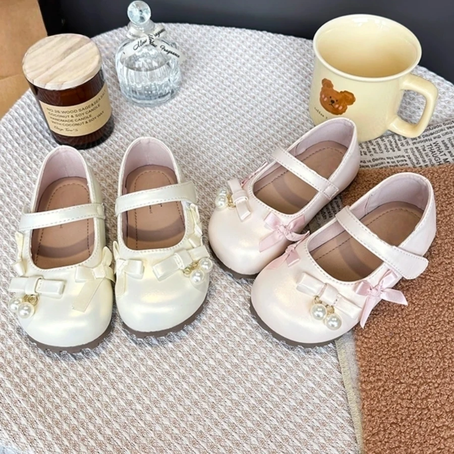 女童公主风女包头秋季凉鞋软底韩版单鞋百搭春秋女宝浅口