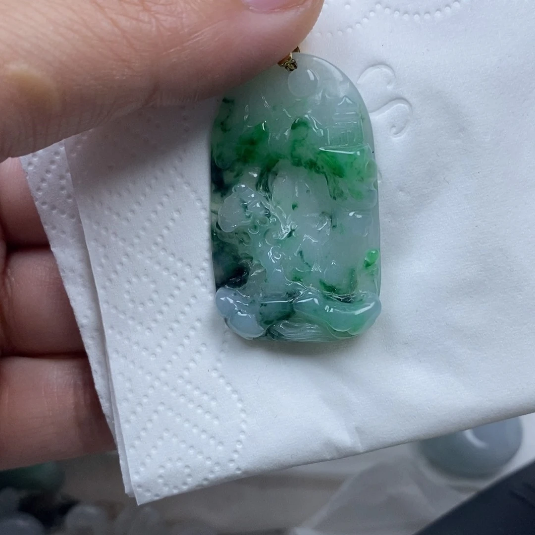 颈饰未镶嵌翡翠翡翠