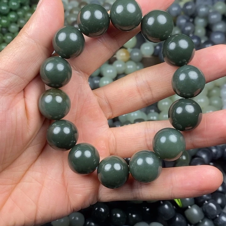 和田玉未镶嵌手链