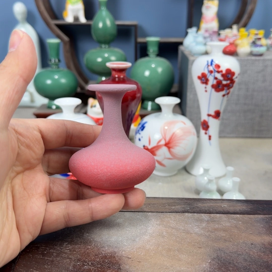 陶瓷手工小花器摆件