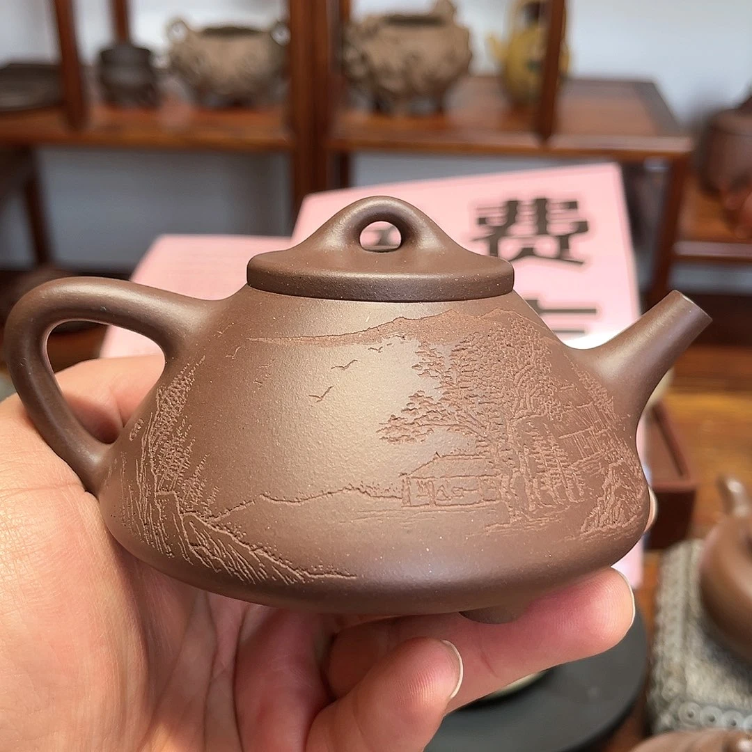 紫砂茶壶子冶石瓢