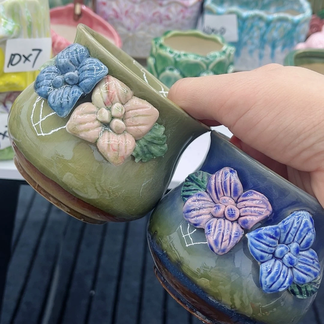 【闪购商品】陶瓷多肉绿植陶瓷花盆