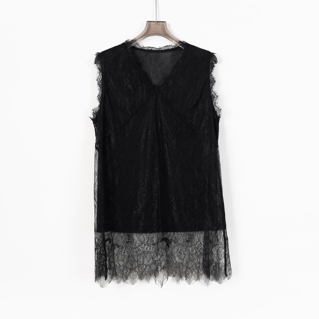 PS250414春夏新款气质蕾丝衫背心大码时尚百搭 好穿