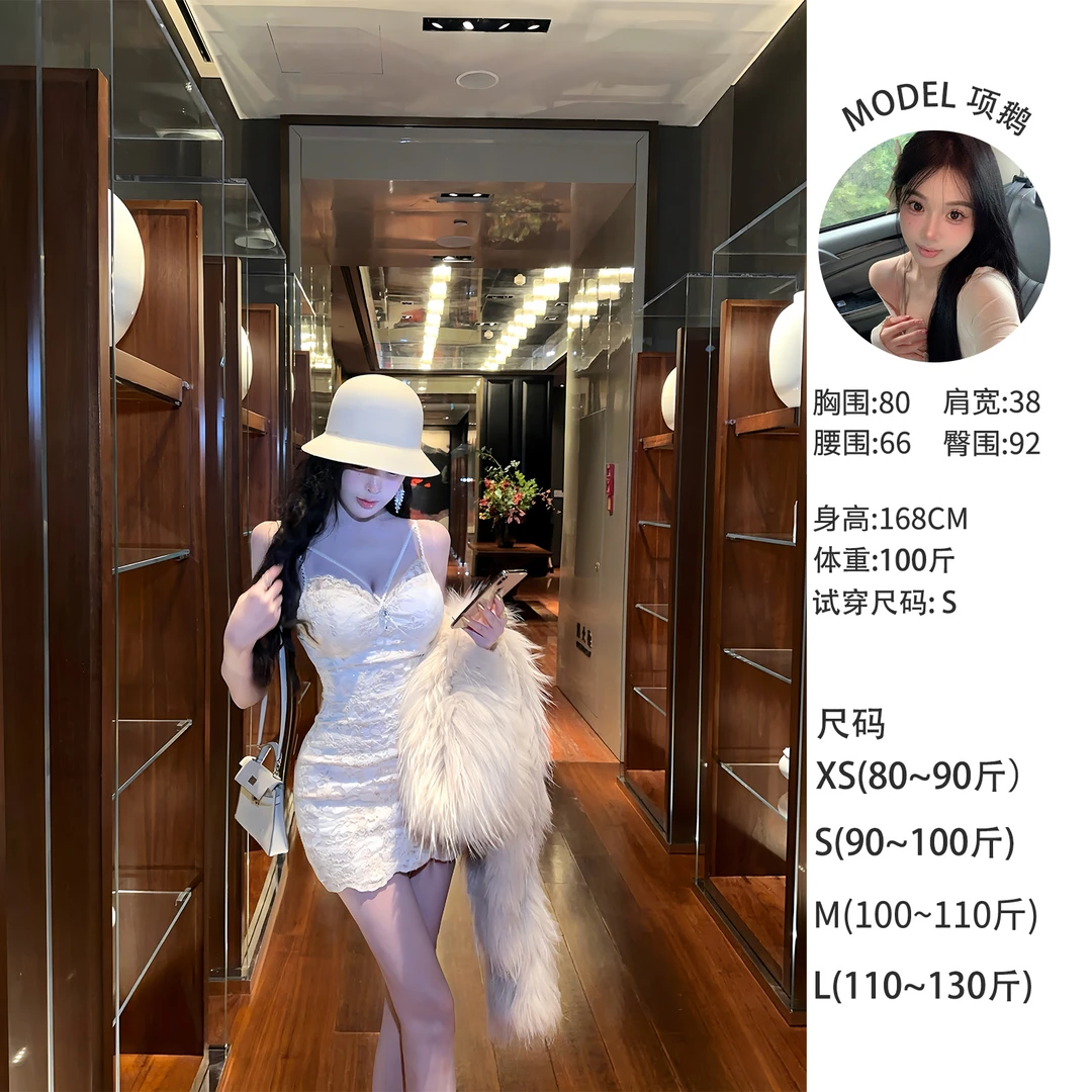 天鹅er【无人区玫瑰】显瘦气质时尚修身连衣裙高贵裙子E25Q10552