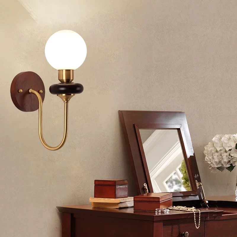 魔豆款美式走廊酒店复古壁灯欧式客厅家用台灯阳台美式轻奢法式