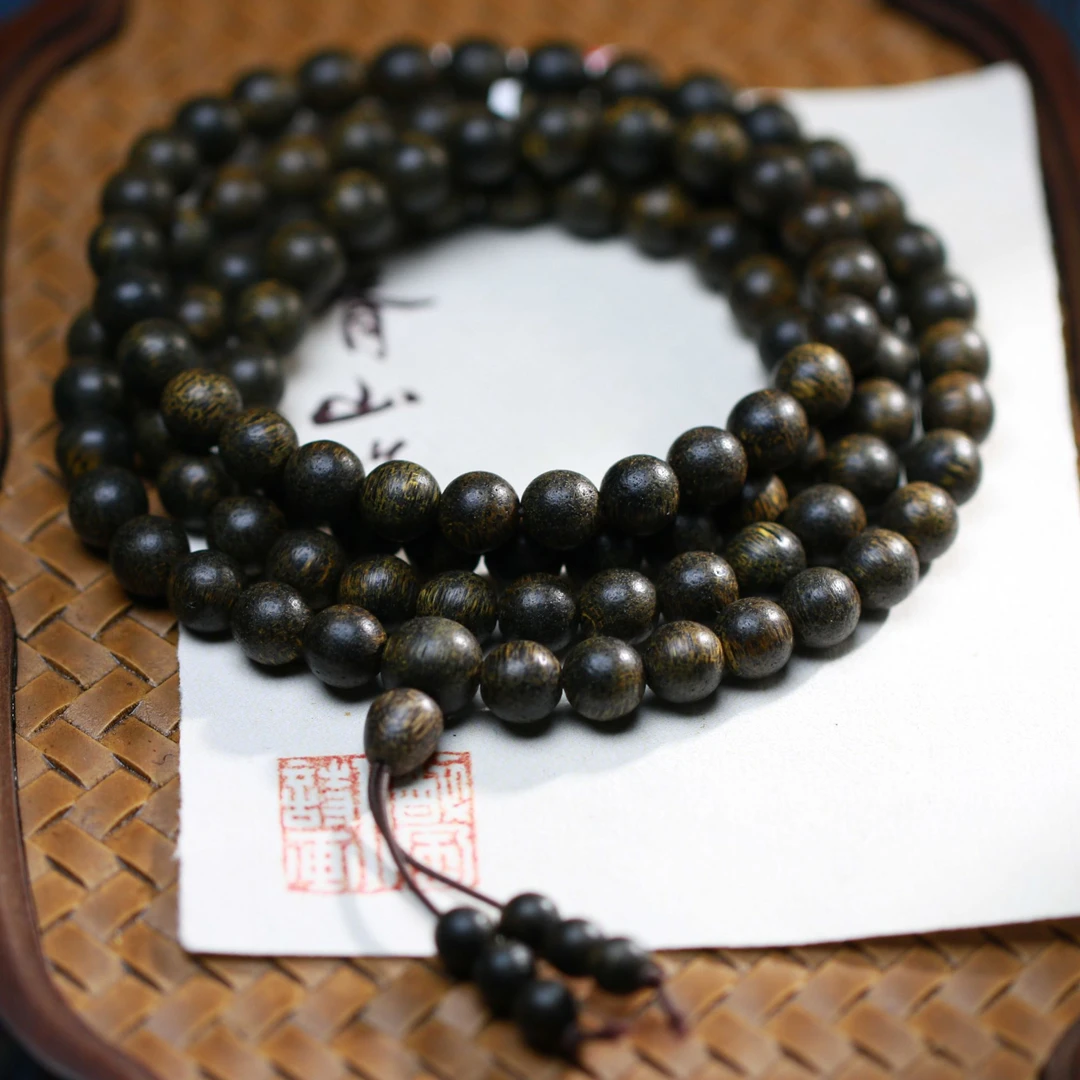 【曹总文玩】8MM文玩沉香木串手串香手链手串SCX325
