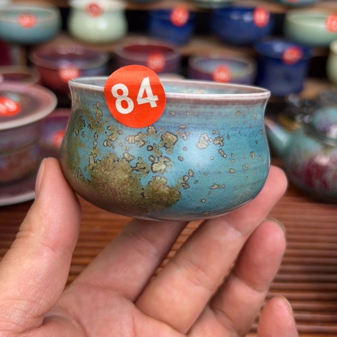 手工制作钧窑茶器