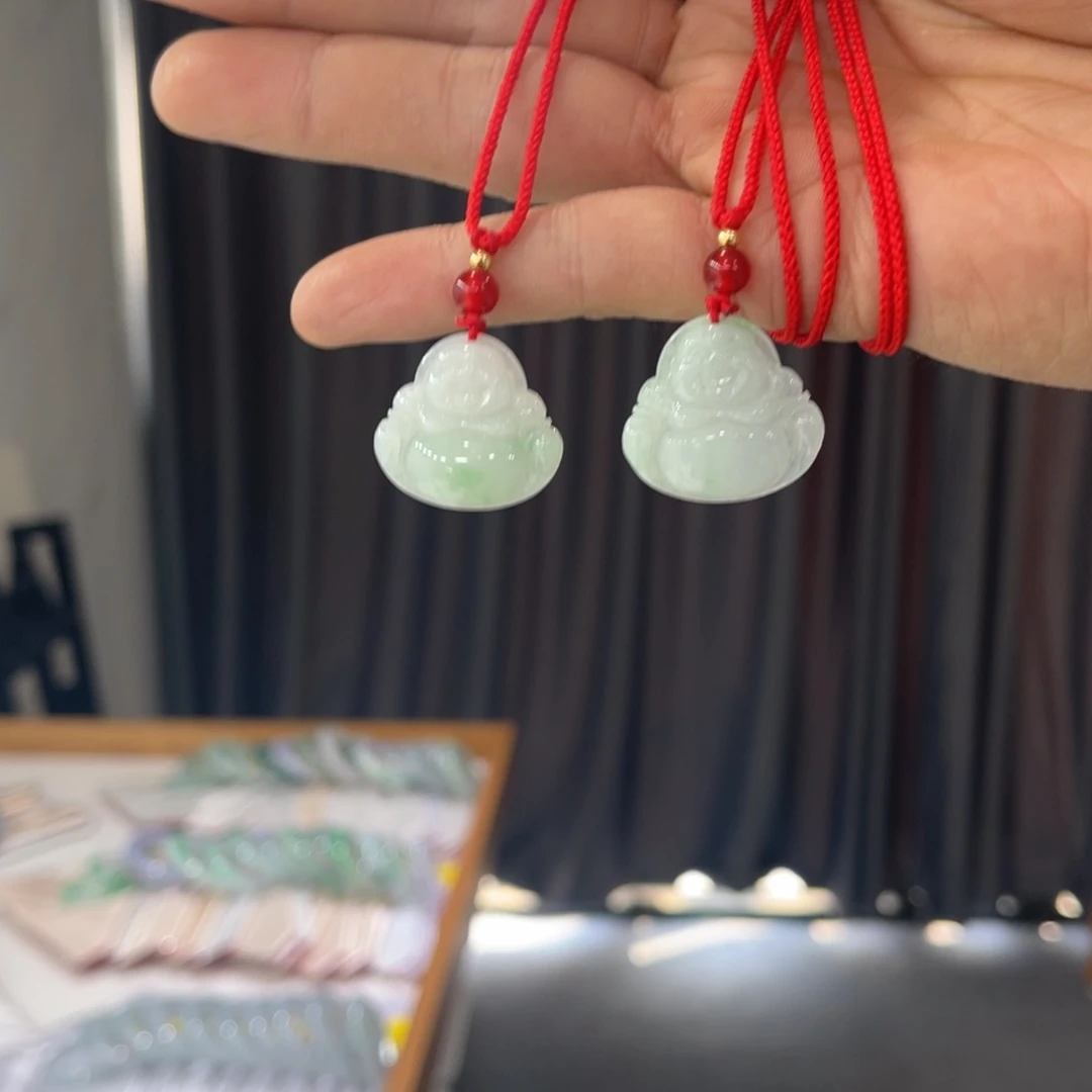 翡翠颈饰未镶嵌纯天然缅甸缅甸翡翠A货买断多样性发一