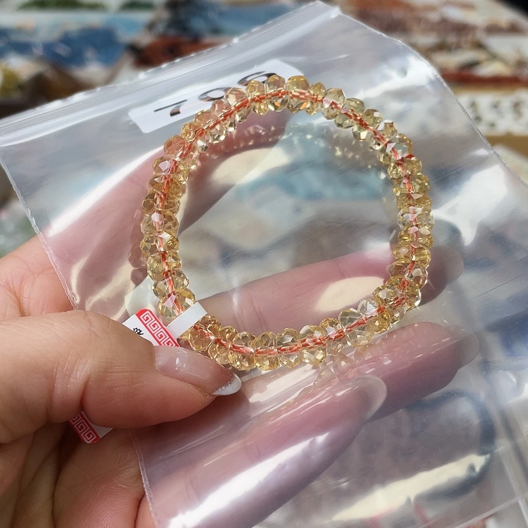 小***呀水晶未镶嵌手链手串706。