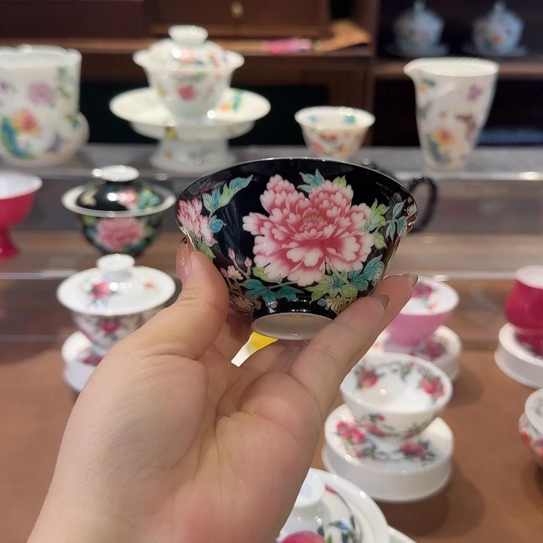 珐琅彩主人杯茶具茶具