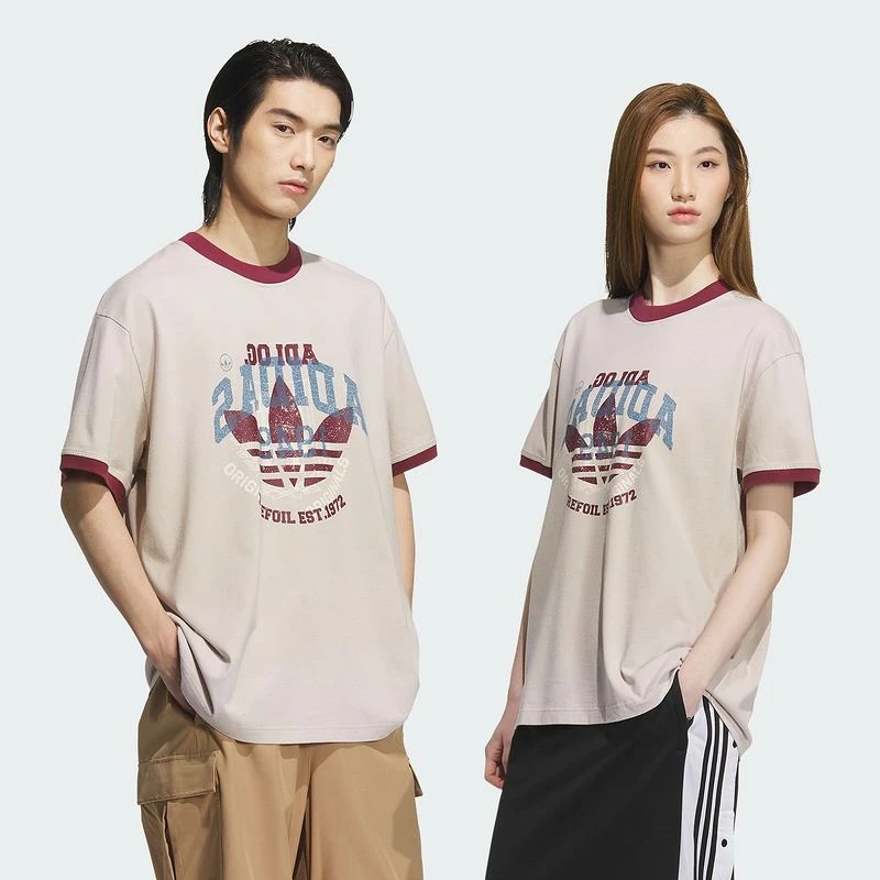 阿迪达斯 （adidas）男女通款休闲潮流T恤短袖KC0288