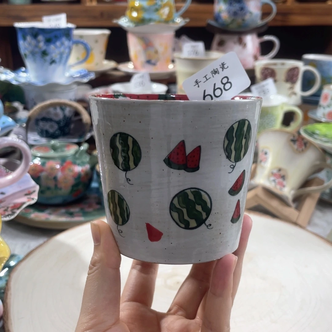 景德镇手工陶瓷杯668