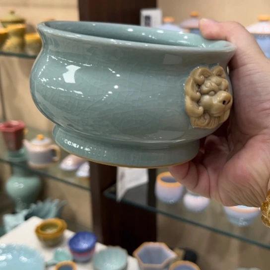 瓷片陶瓷茶具汝瓷茶具