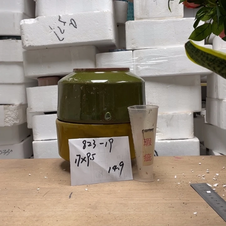 用***冉粗陶多肉花盆微瑕19