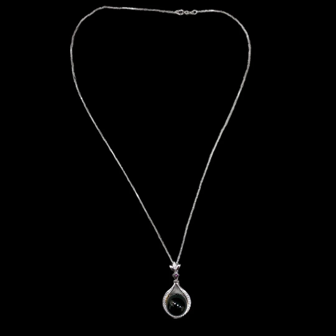 V9891蓝珀项链孤品