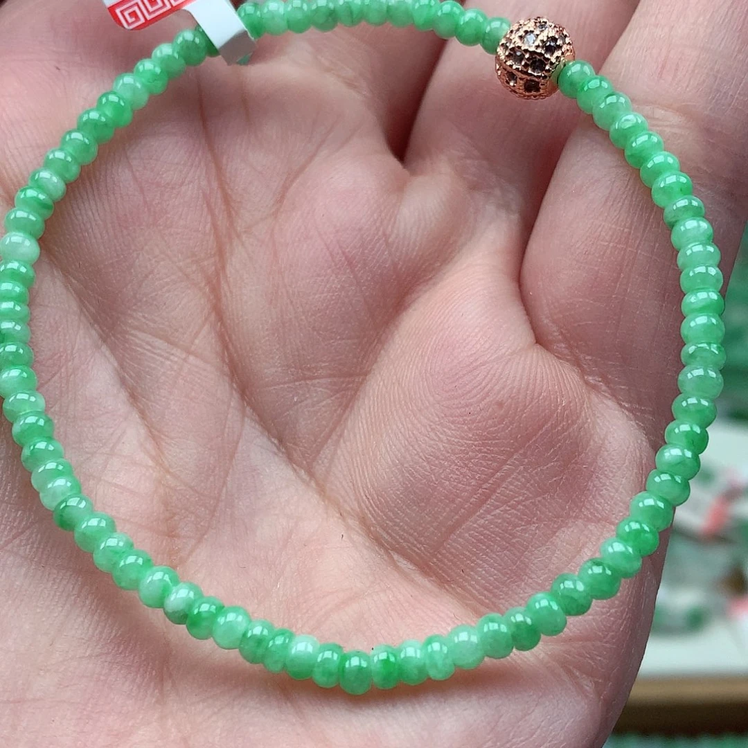 翡翠未镶嵌毛衣链