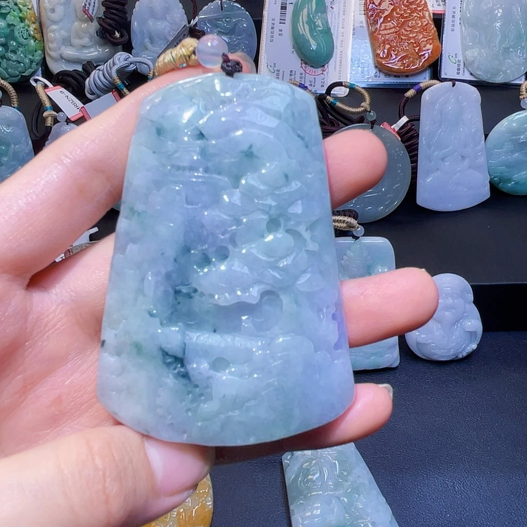 颈饰未镶嵌翡翠翡翠