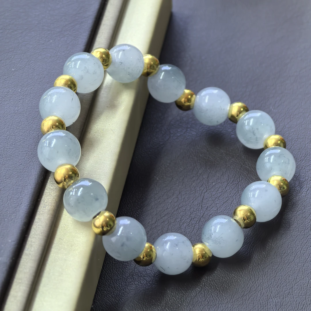 气质简约优雅大气白珠手链C01