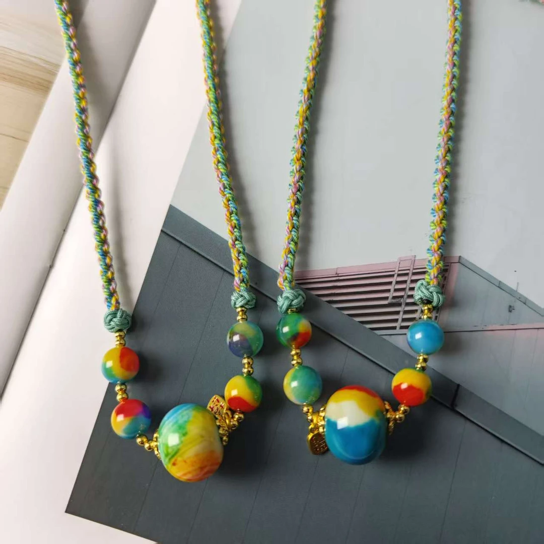 七彩糖果色项链-多样性发其一x620