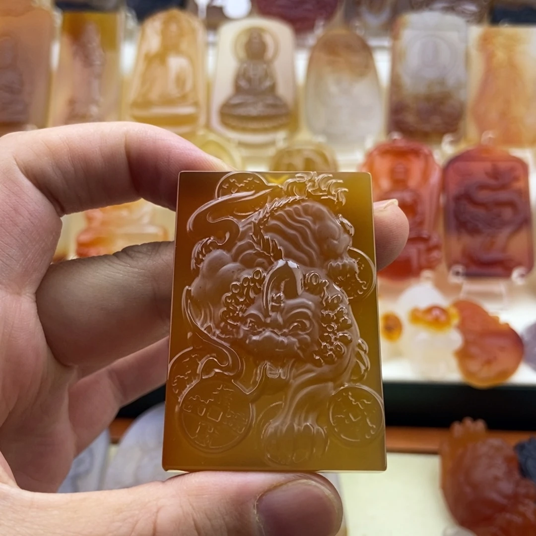 一***憶玛瑙/玉髓未镶嵌颈饰