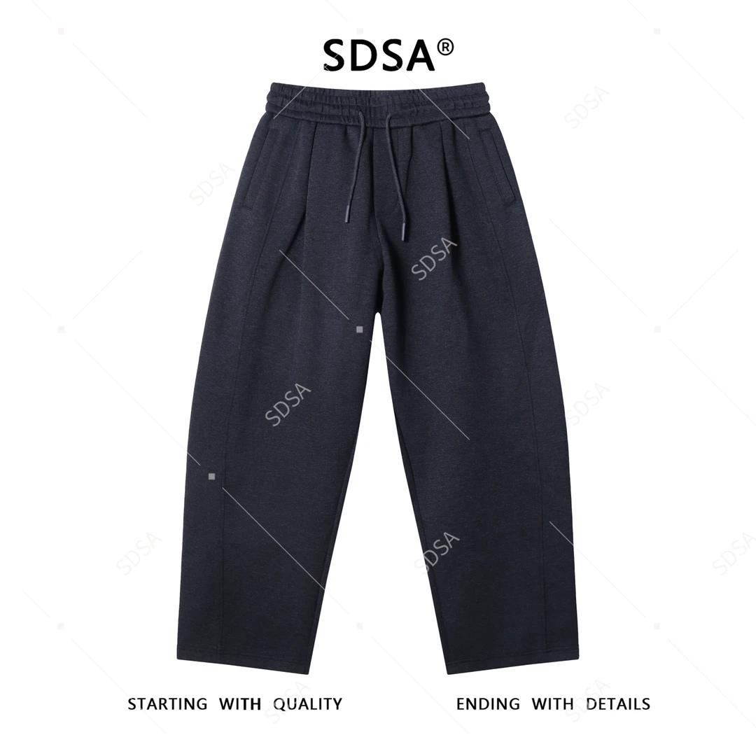 SDSA男士秋冬新款痞帅男装韩版潮牌纯色抽绳休闲裤百搭时尚裤子
