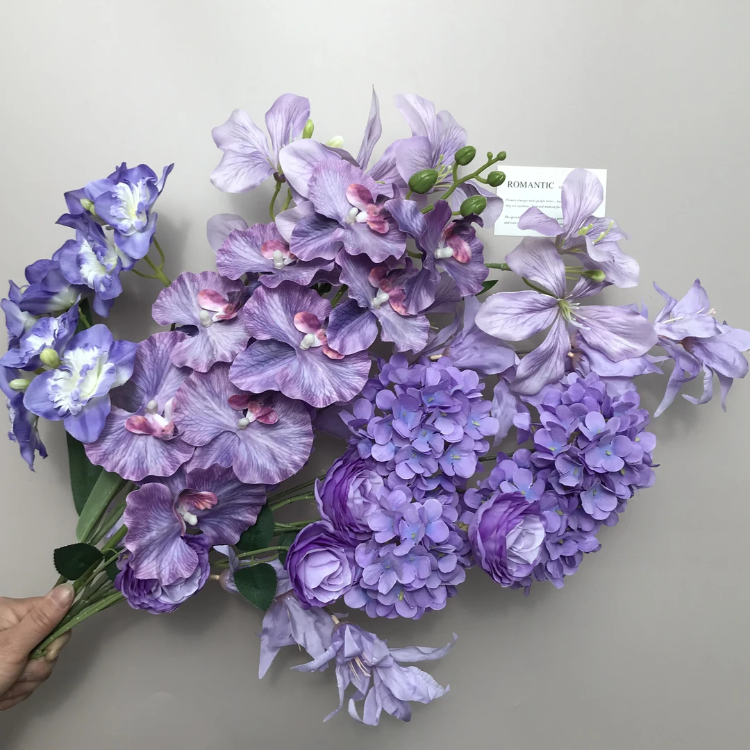 仿真花玫瑰花钻石玫绣球链接