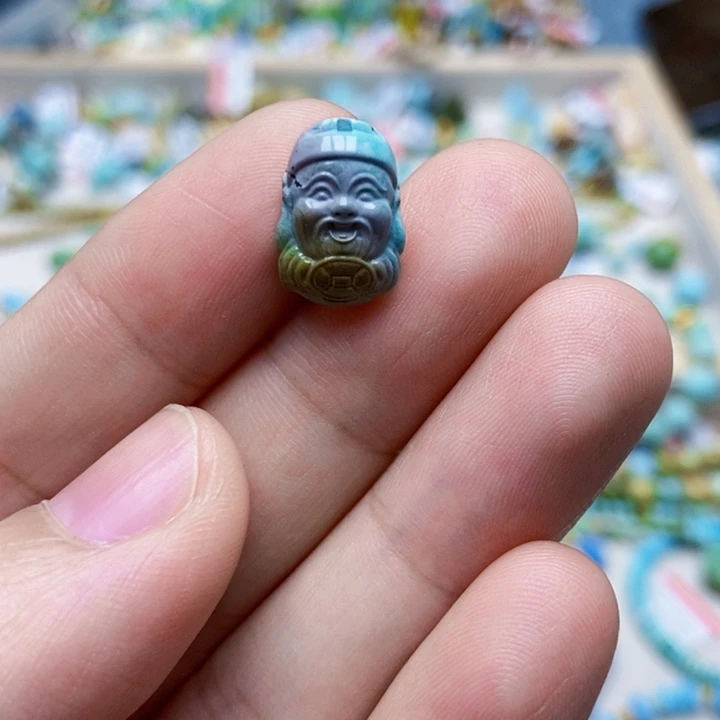 绿松石未镶嵌挂件22