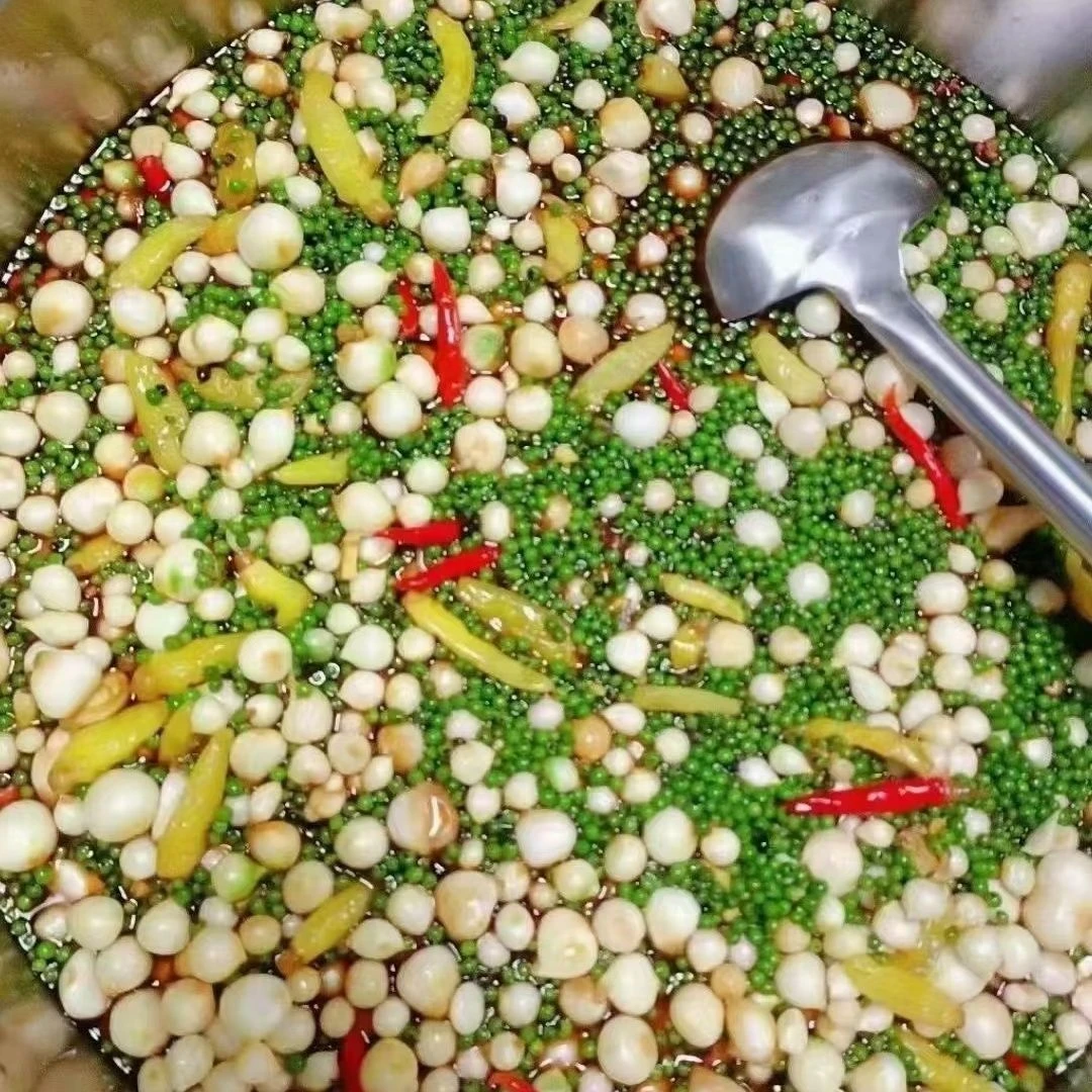 网红下饭菜新鲜手工腌制爽口木姜子泡小蒜