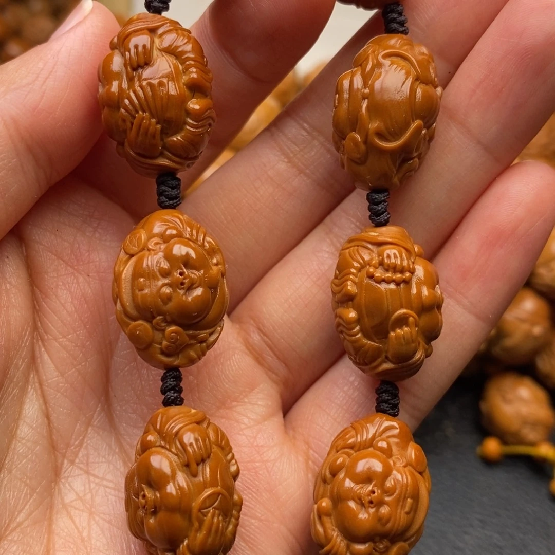 手串橄榄核横财神