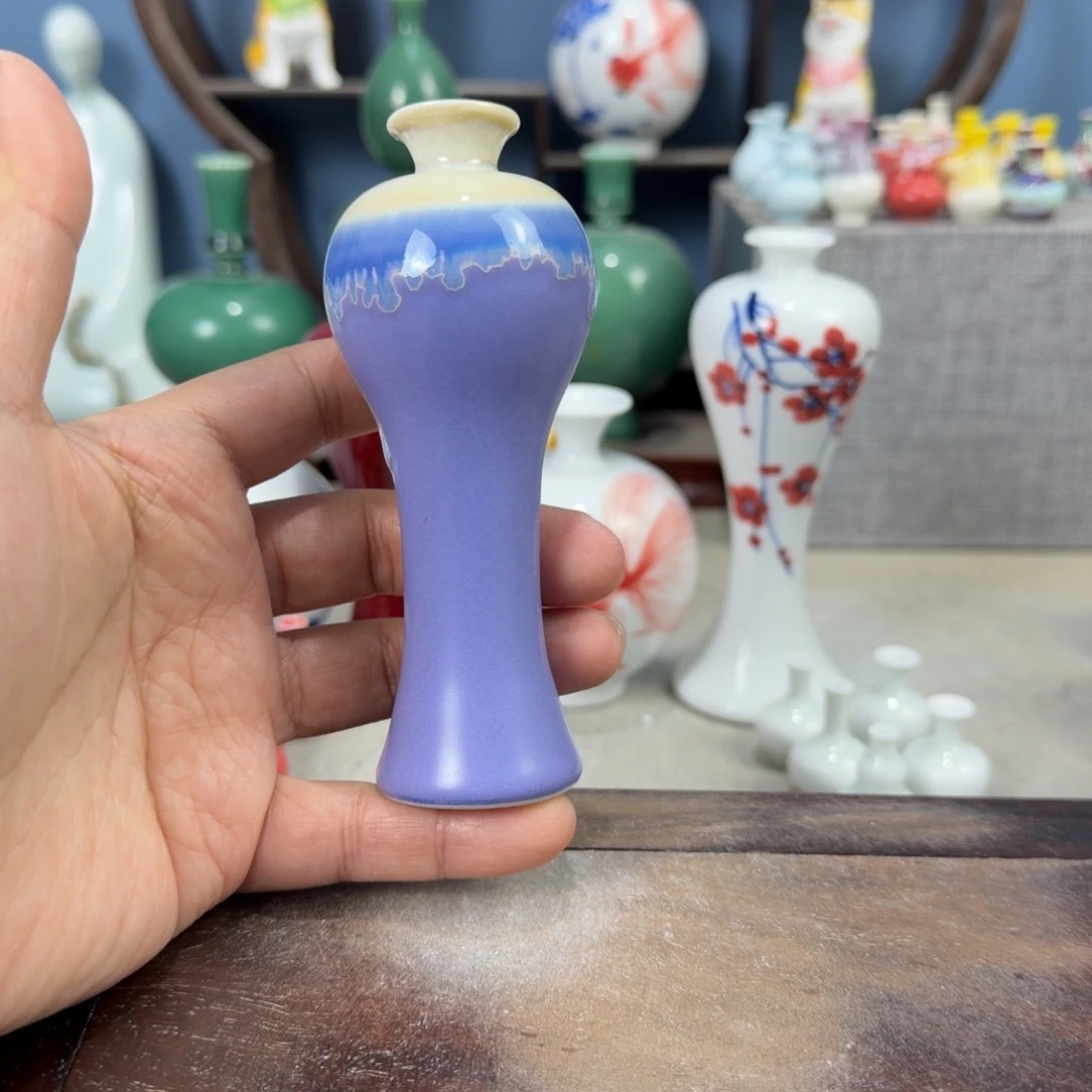 陶瓷手工小花器摆件