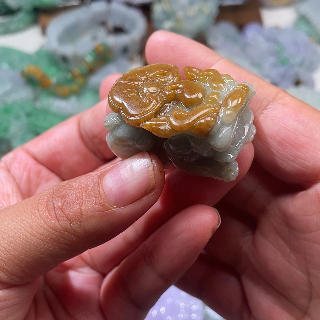 颈饰未镶嵌翡翠翡玉缘翡翠