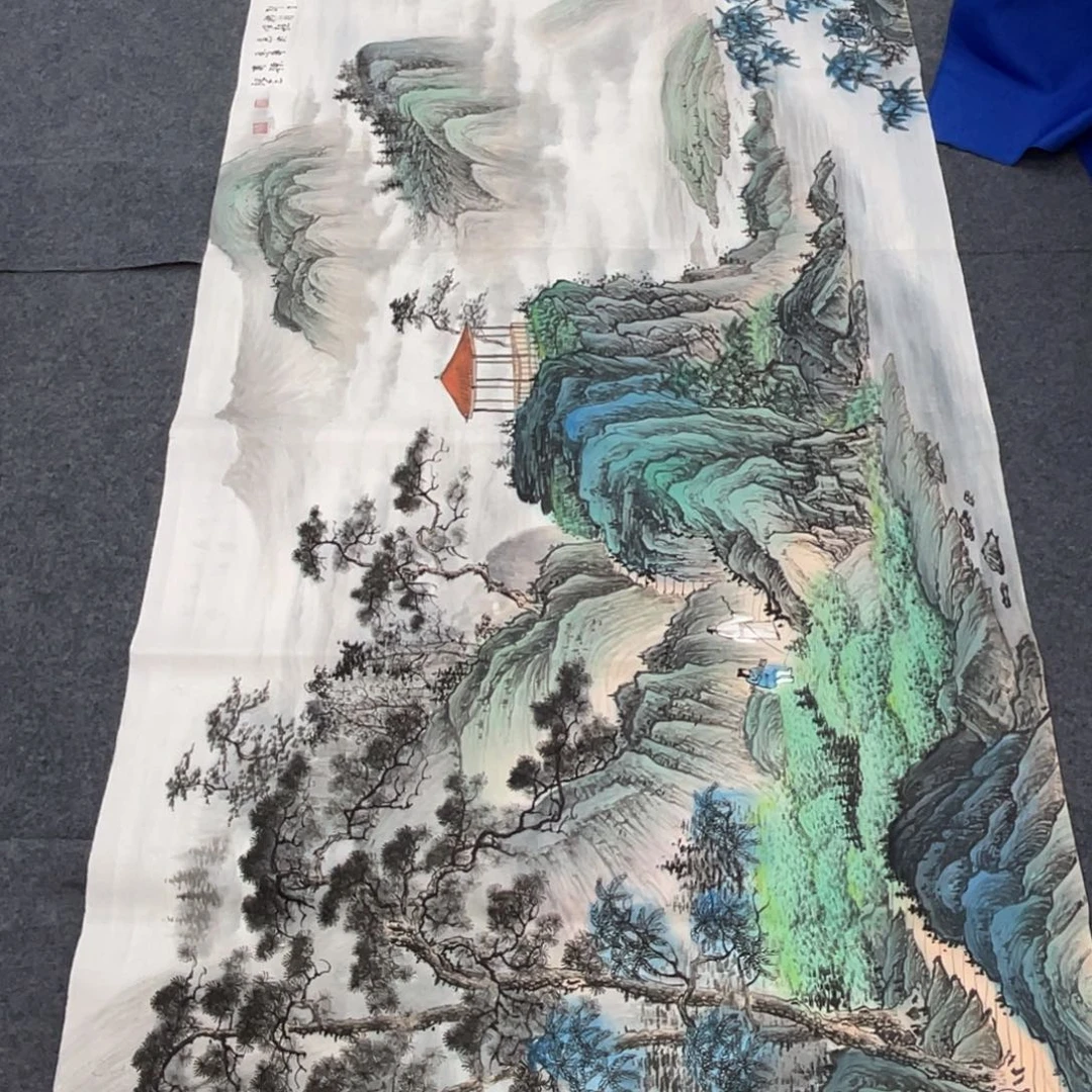 人***物国画手绘国画欣赏一下