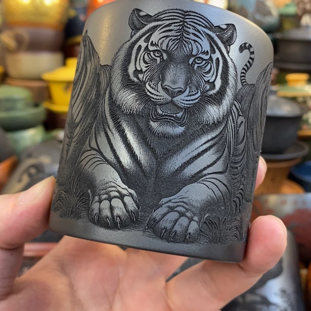 紫砂公道杯宜兴全手工紫砂杯