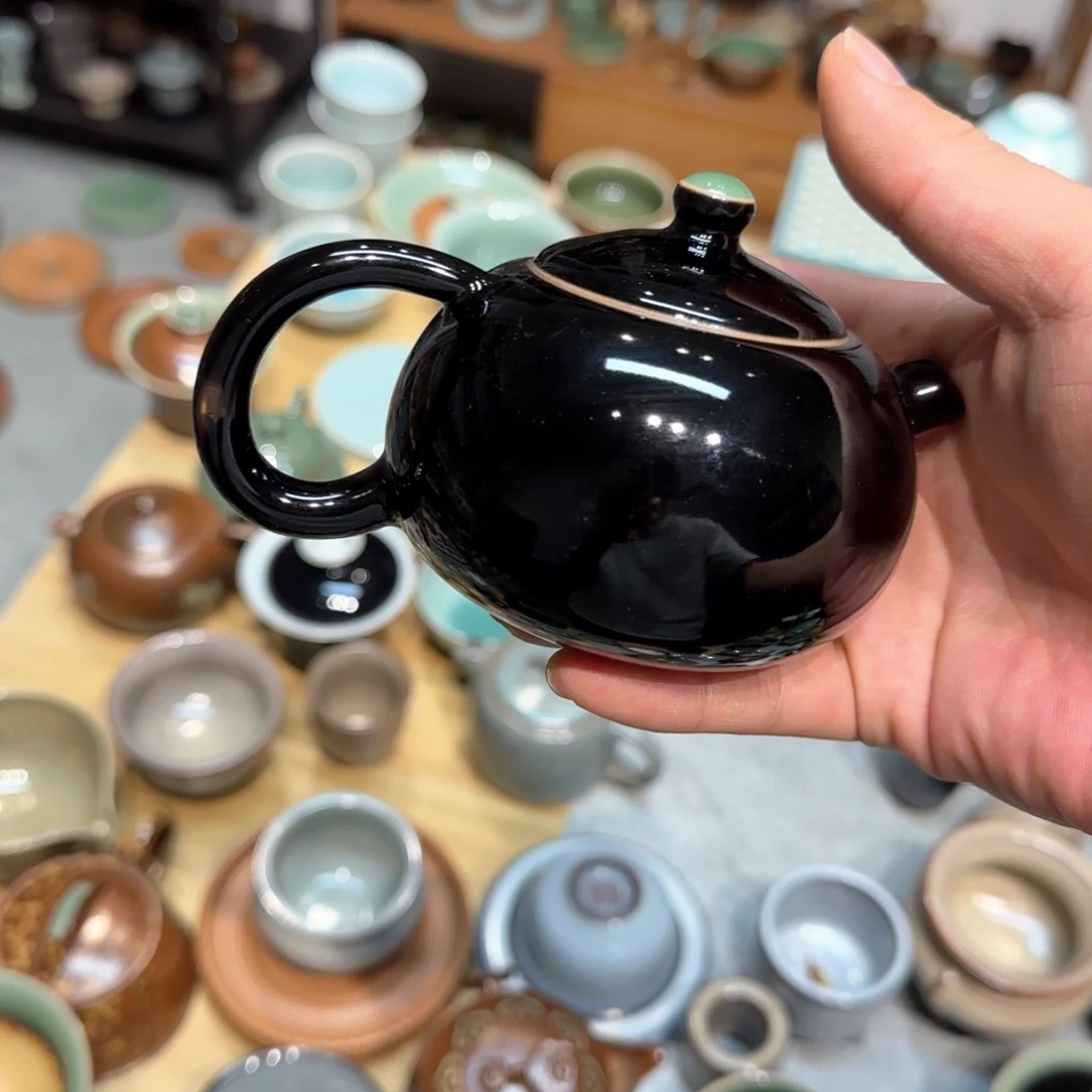 小金茶具青瓷茶器