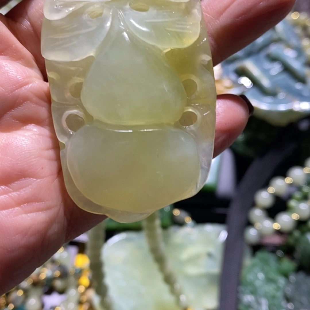 【闪购商品】岫玉毛衣链未镶嵌