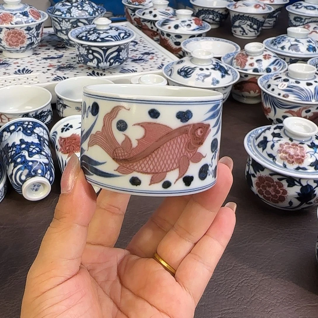 景德镇陶瓷手工手绘
